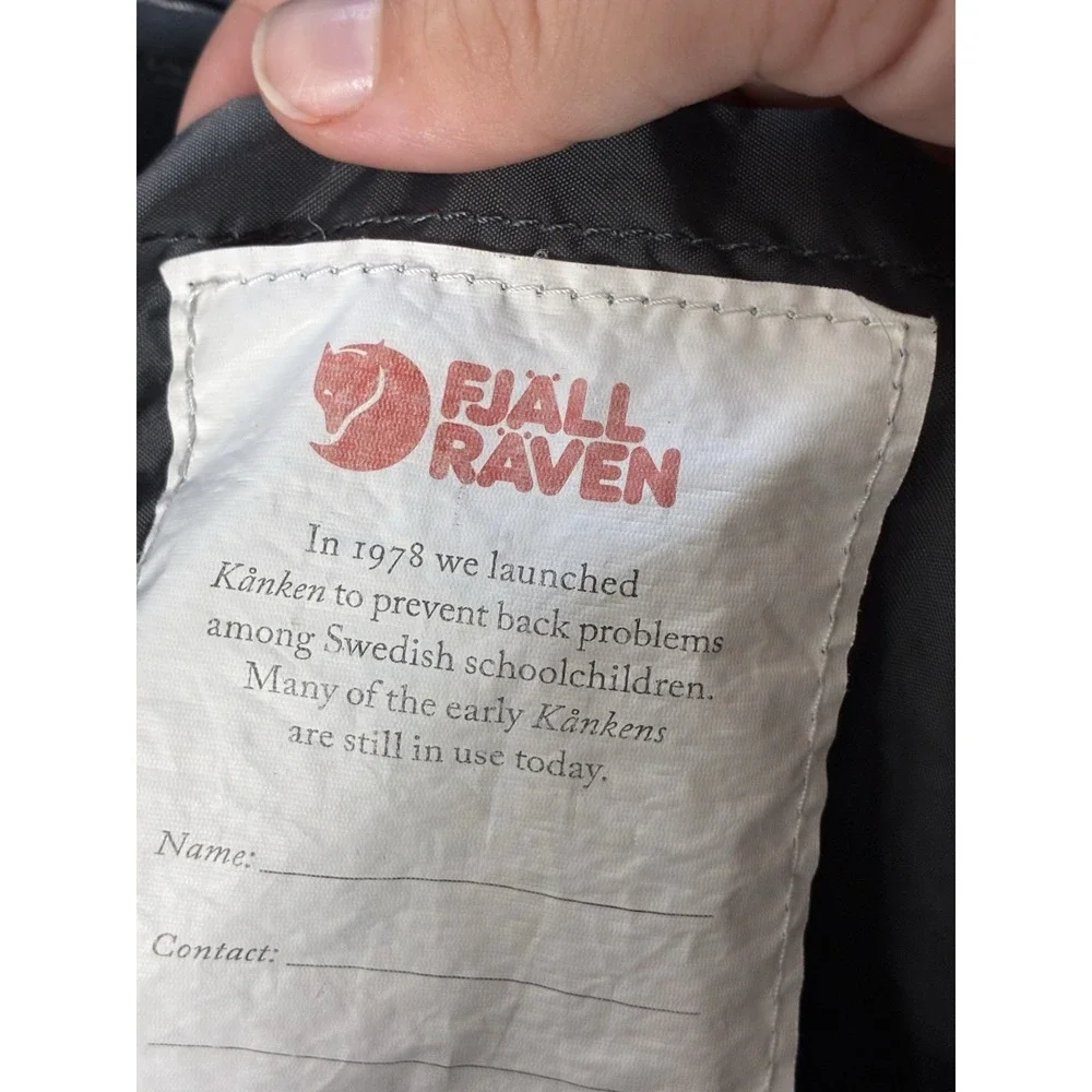 Fjallraven Kanken Classic Backpack Blue School Travel Bag Sweden 15